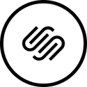 Squarespace logo representing services offered by WebCami