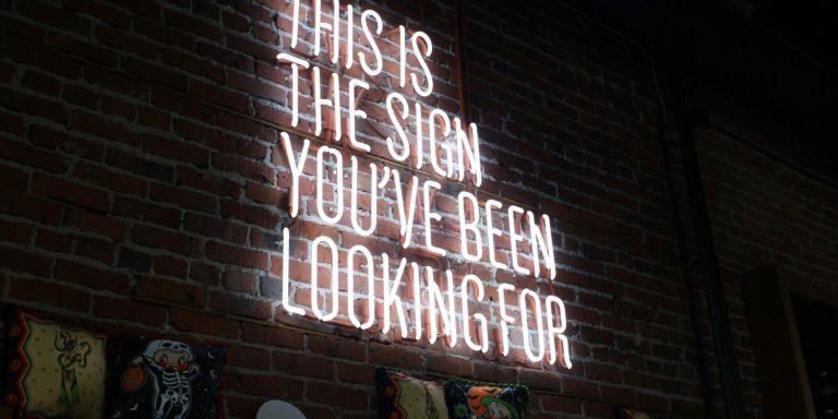 This is the sign you've been waiting for. SEO.